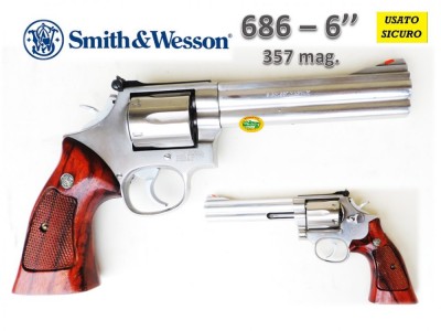 SMITH & WESSON 686 6´´ cal.357 mag - occasione - R.16250