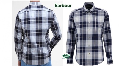 BARBOUR Camicia Edgar in cotone 