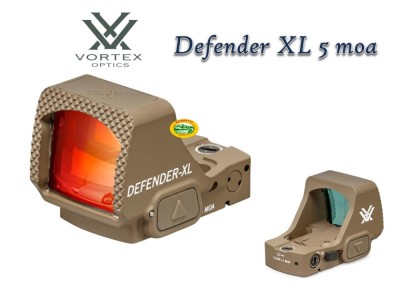 VORTEX Defender XL 5 MOA Red Dot color Tan 