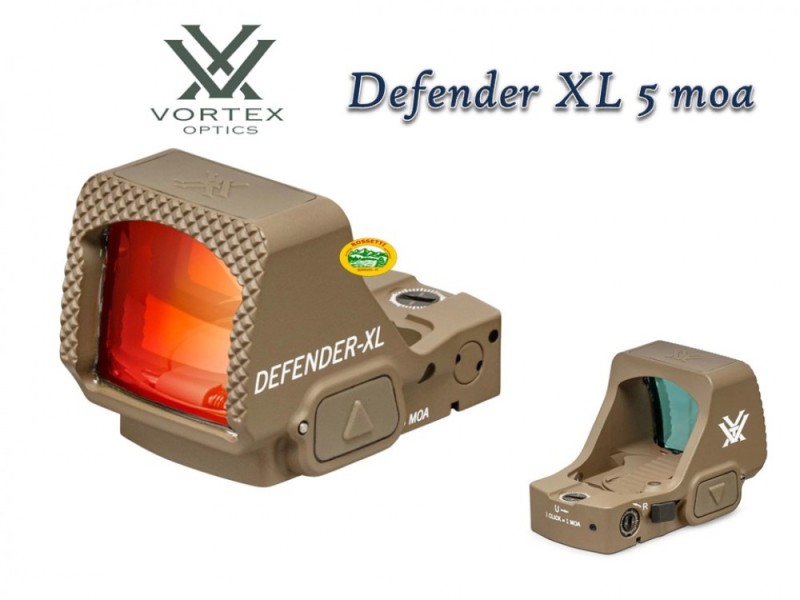VORTEX Defender XL 5 MOA Red Dot color Tan 