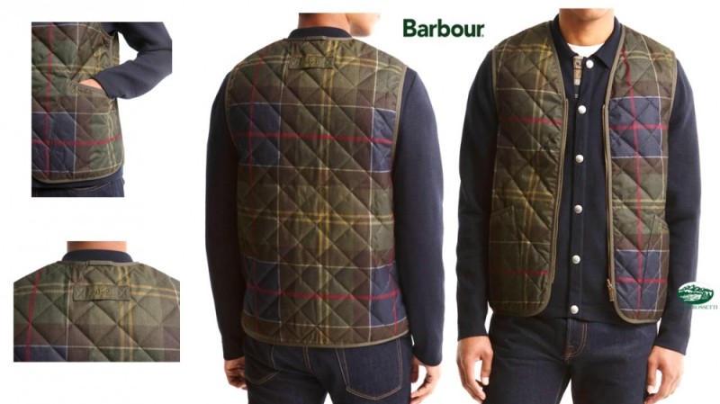 BARBOUR Gilet Quilted in tartan