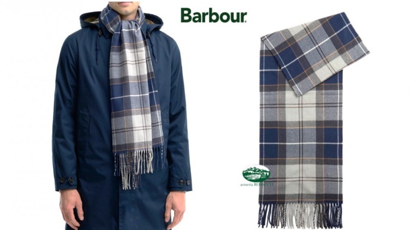BARBOUR Sciarpa Galingale tartan TN38