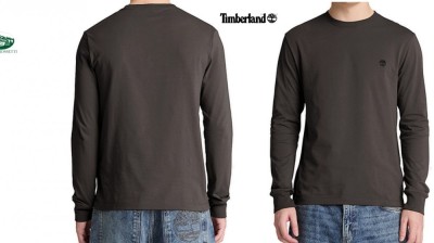 TIMBERLAND T-shirt a Maniche Lunghe colore black vintage