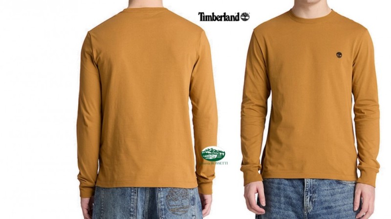TIMBERLAND T-shirt a Maniche Lunghe colore senape