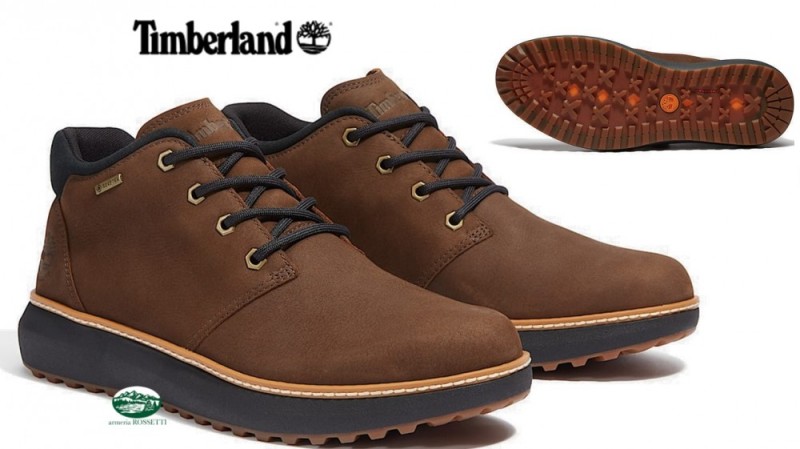 TIMBERLAND Scarpa Chukka con Membrana GORE-TEX marrone scuro 
