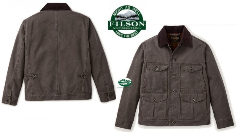 FILSON Giacca Rustic Canvas JOURNEYMAN colore  Bark