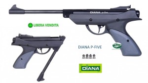 DIANA Pistola P-FIVE aria compressa cal.4,5mm