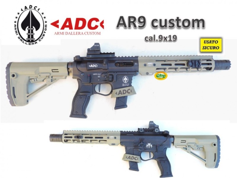 ADC Cerberus FDE cal.9x19 canna 9,5´´ + Holosun X2 - occasione R.16998