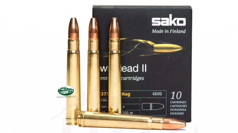 SAKO Munizioni TWINHEAD II cal.375 H&H 300gr 480D