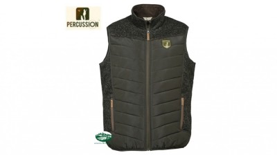 PERCUSSION Gilet Alaska verde 12106