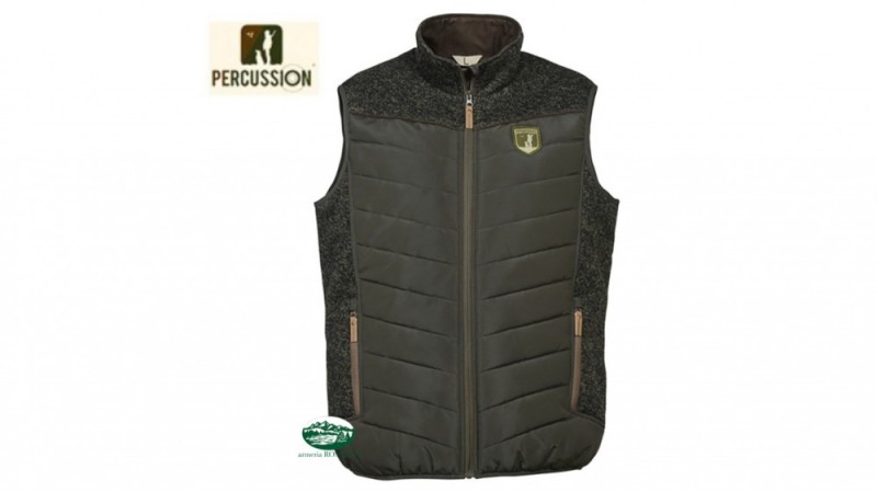 PERCUSSION Gilet Alaska verde 12106