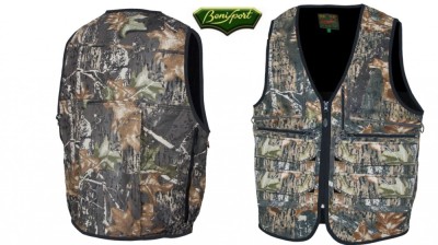 BENISPORT Gilet selva color bosco 769
