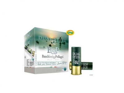 BASCHIERI & P. cartucce DUAL STEEL 28 cal.12 p.3+4 senza piombo