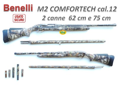 BENELLI M2 Comfortech cal.12 con 2 canne 75 e 62 cm - occasione R.17023