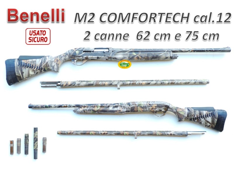 BENELLI M2 Comfortech cal.12 con 2 canne 75 e 62 cm - occasione R.17023