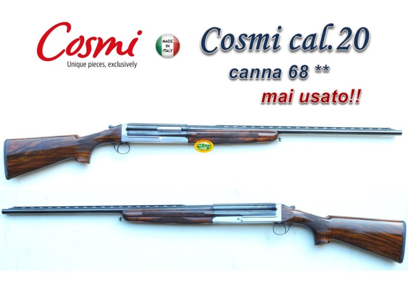 COSMI semiautomatico acciaio cal.20 canna 68 - come nuovo mai usato - R.17020