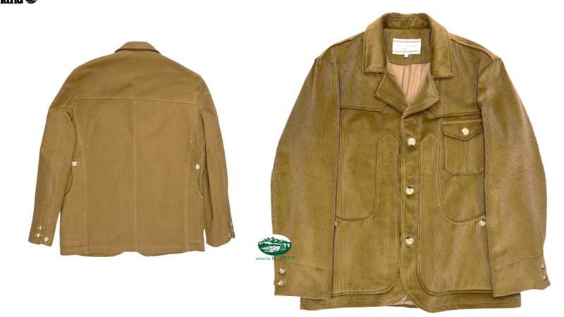 MACCHIE DI MAREMMA Giacca maremmana velluto beige 