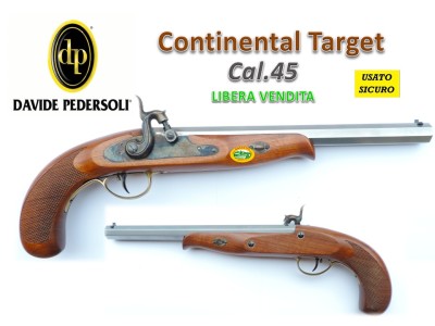 PEDERSOLI CONTINENTAL TARGET pistola avancarica cal.45 - occasione r.2029